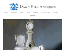 Tablet Screenshot of dawnhillantiques.com